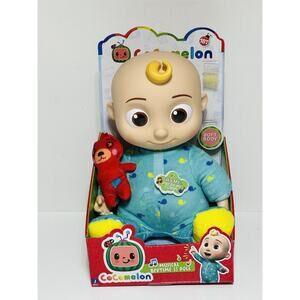 Cocomelon Musical Bedtime JJ Doll with Plush Doll 10" Tummy - New